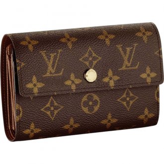 Louis+Vuitton+M60929+Credit+Card+Slots+Wallet+-+Brown for sale