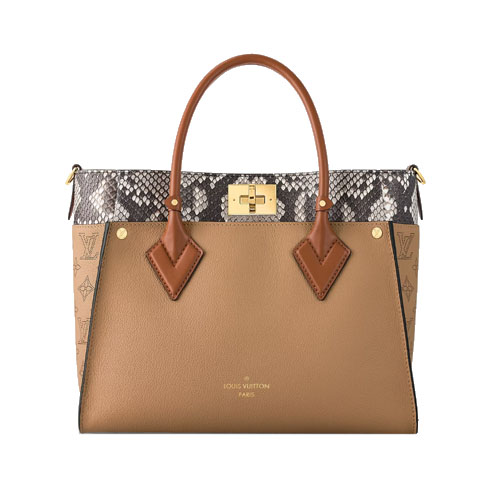 Louis Vuitton M59859 Neverfull MM Tote Bag with Pouch Sunset Khaki :  Clothing, Shoes & Jewelry 